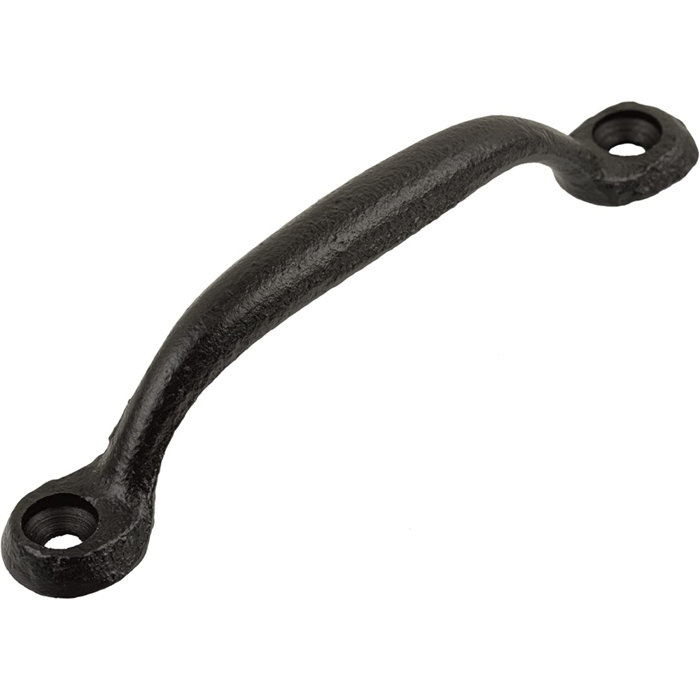 UNIQANTIQ HARDWARE SUPPLY Black Finished Cast Iron Drawer Pull